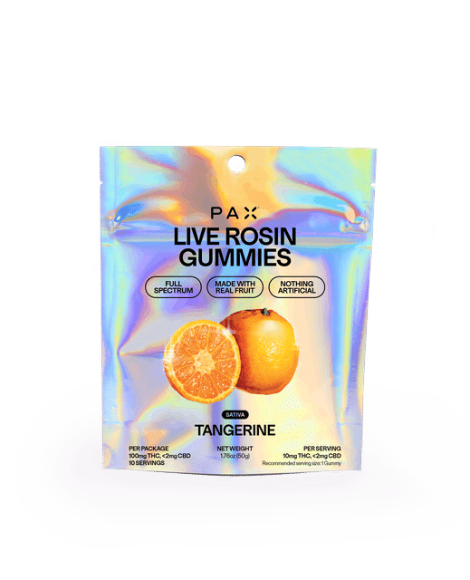 Tangerine | 100mg Live Rosin Gummies