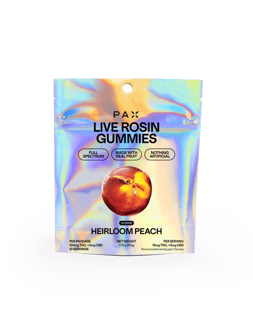 Heirloom Peach | Live Rosin Gummies | 100mg