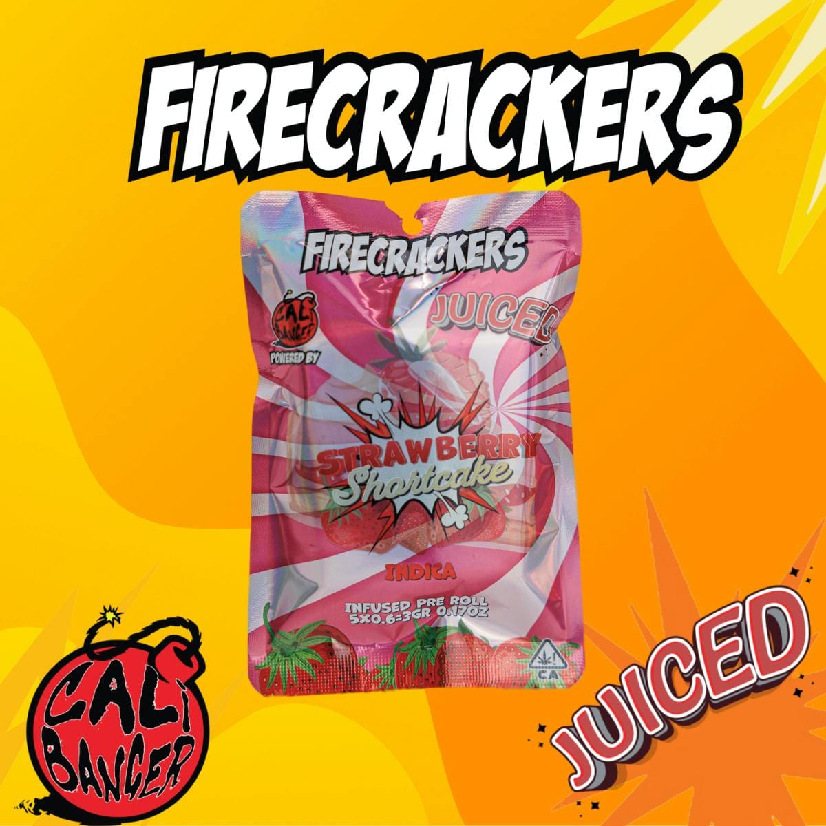 Strawberry Shortcake | 5 x 0.6 Infused Pre Roll Pack