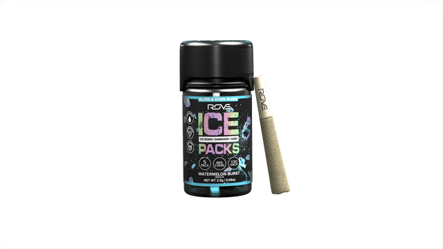Watermelon Burst - Infused Ice Packs (Rosin, Hash, and Diamonds) 5x 0.5g