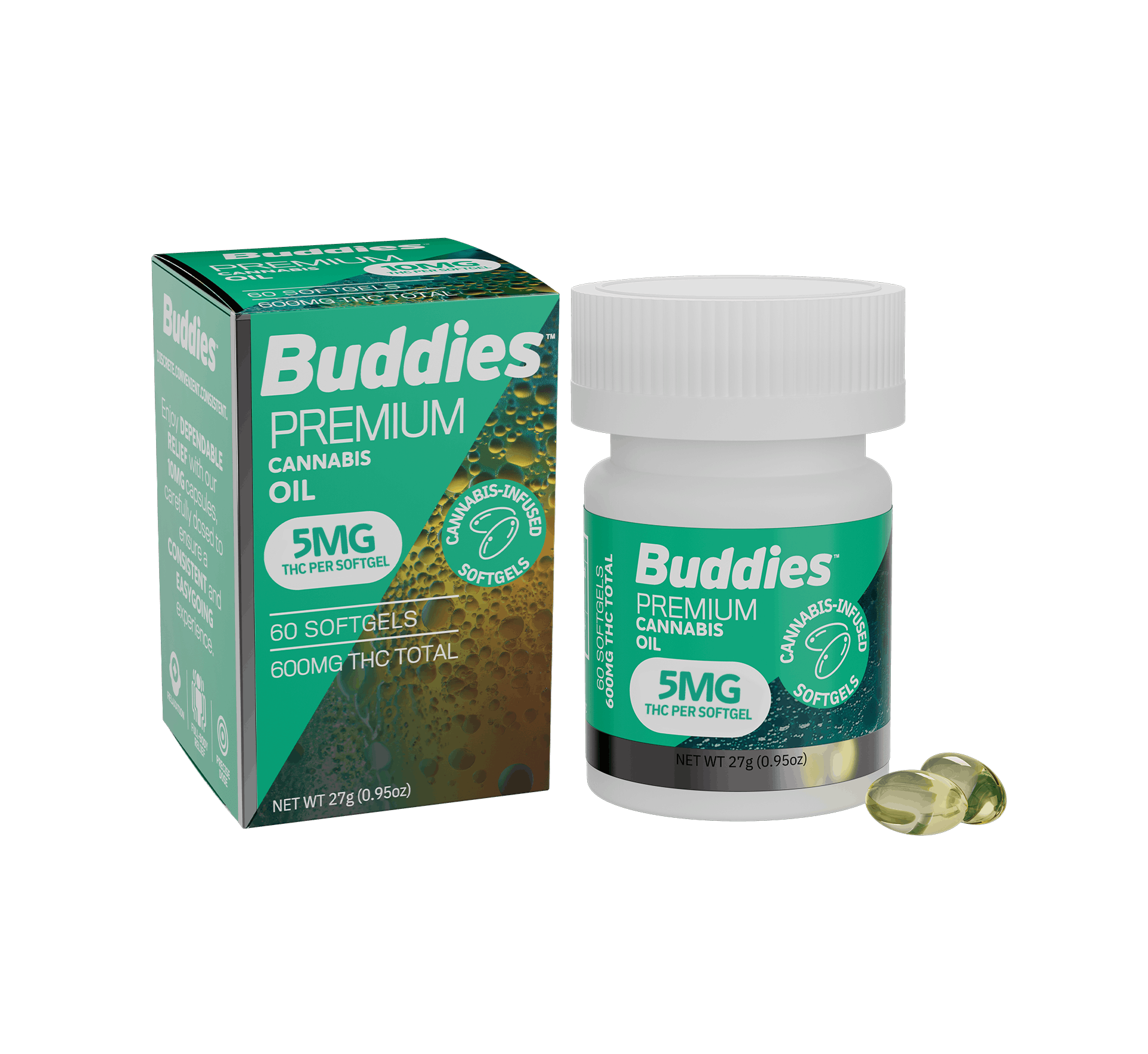 THC Capsule |  5mg x 60pc
