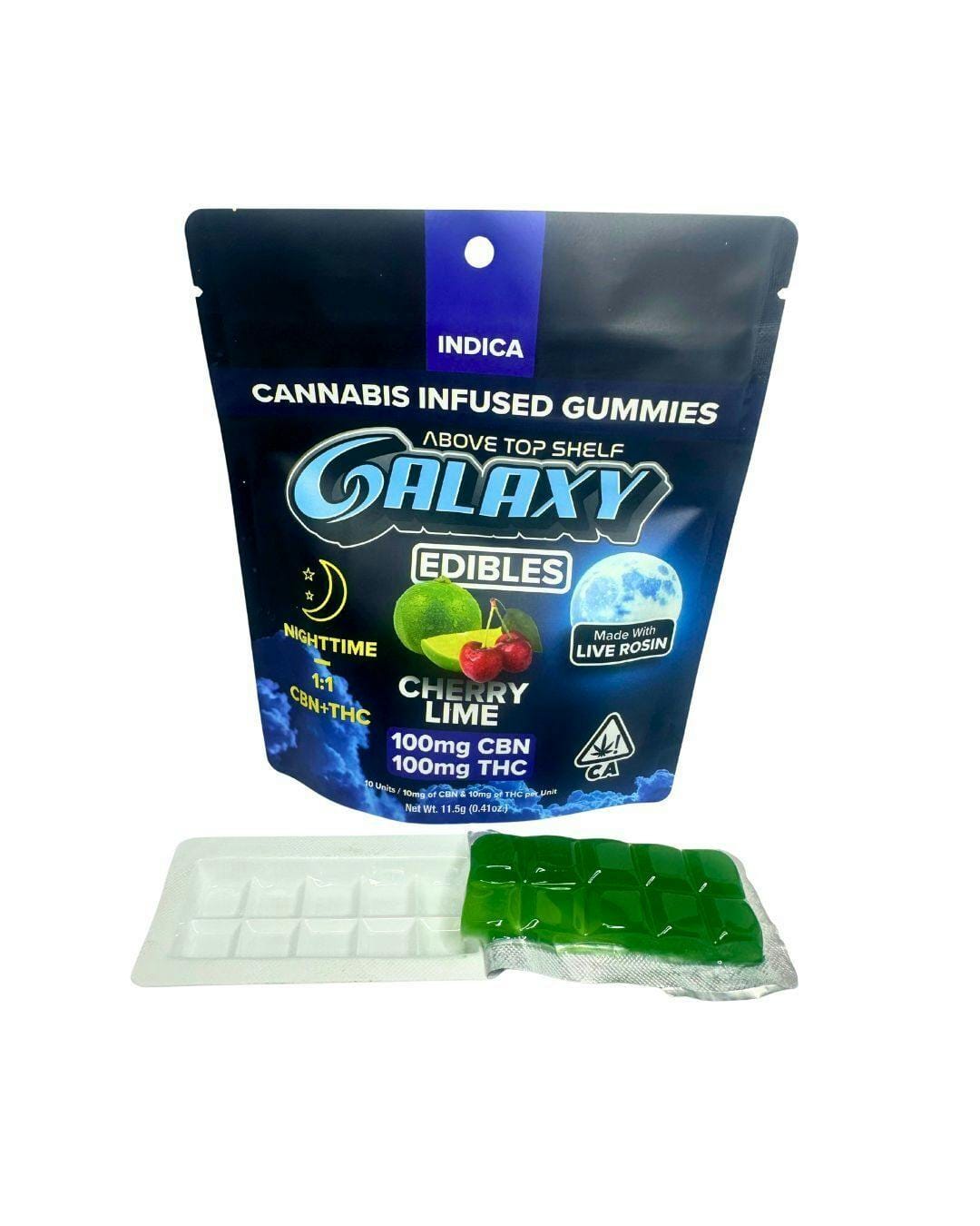 Cherry Lime CBN | 100mg Rosin Gummies