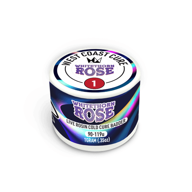 Whitethorn Rose | 1g T1 Live Rosin Cold Cure Badder