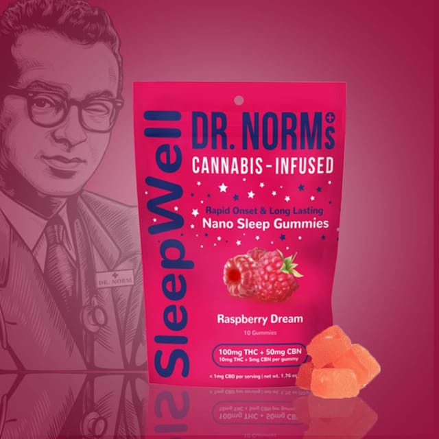 Raspberry Dream SleepWell | 2:1 THC:CBN Gummies