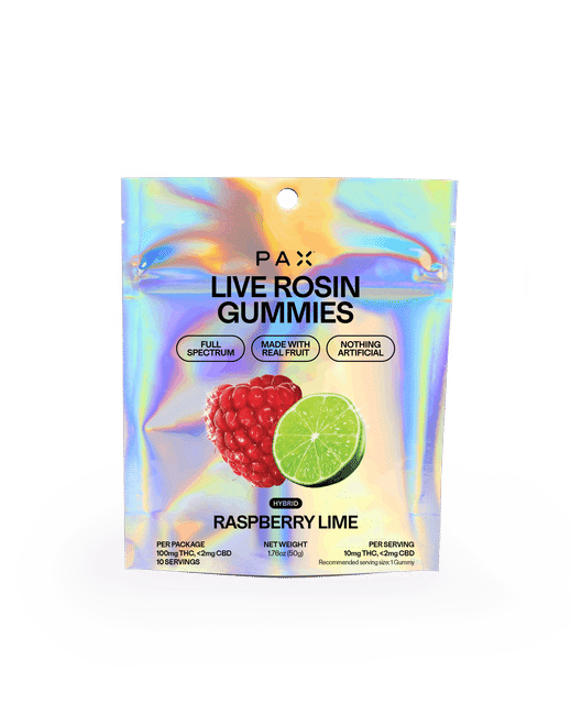 Raspberry Lime | 100mg Live Rosin Gummies