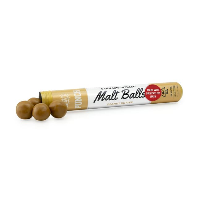 Peanut Butter Malt Balls | 100MG Solventless