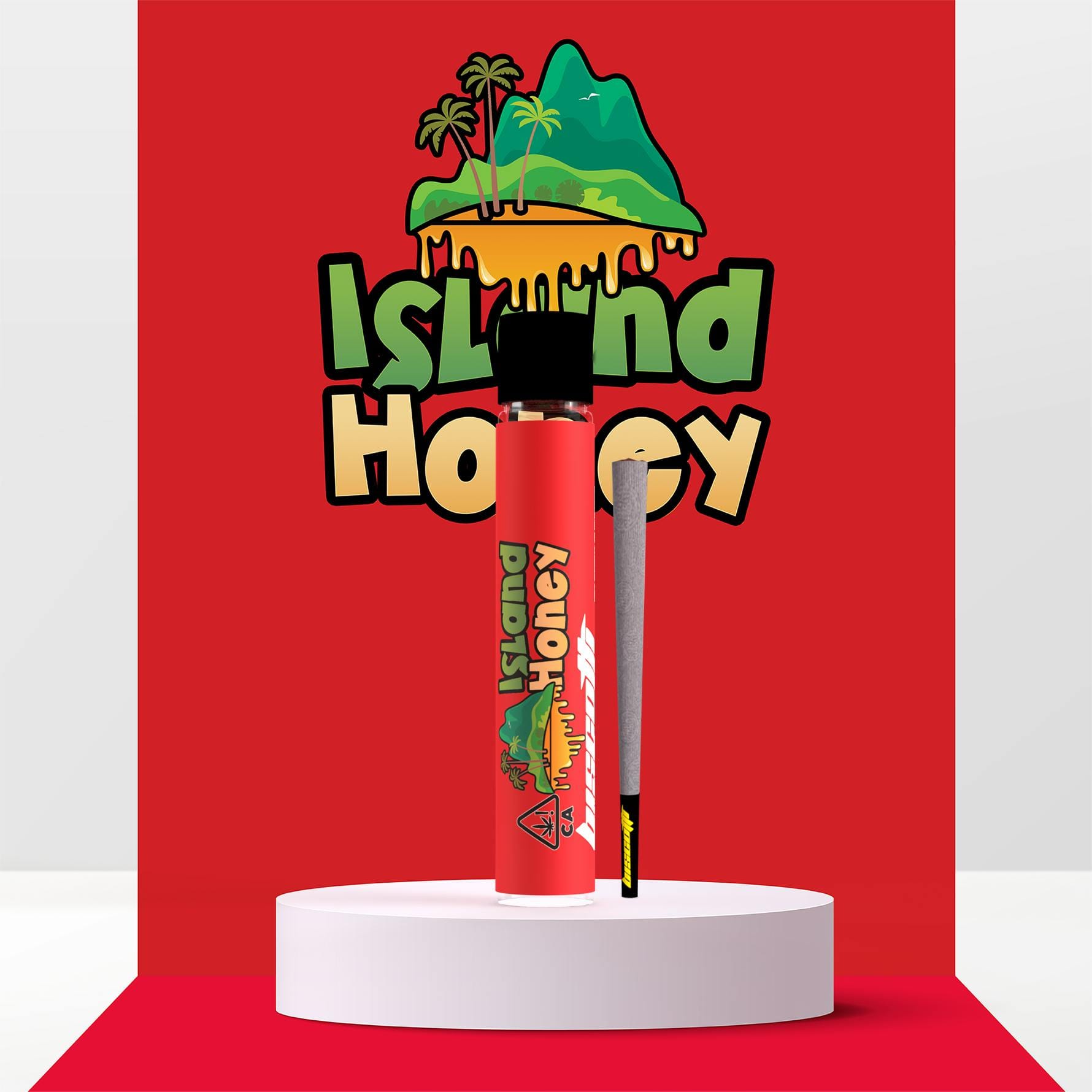Island Honey 1g Hash-Infused Preroll