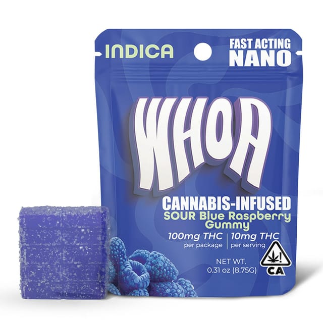 Sour Blue Raspberry | 100mg Single Gummy