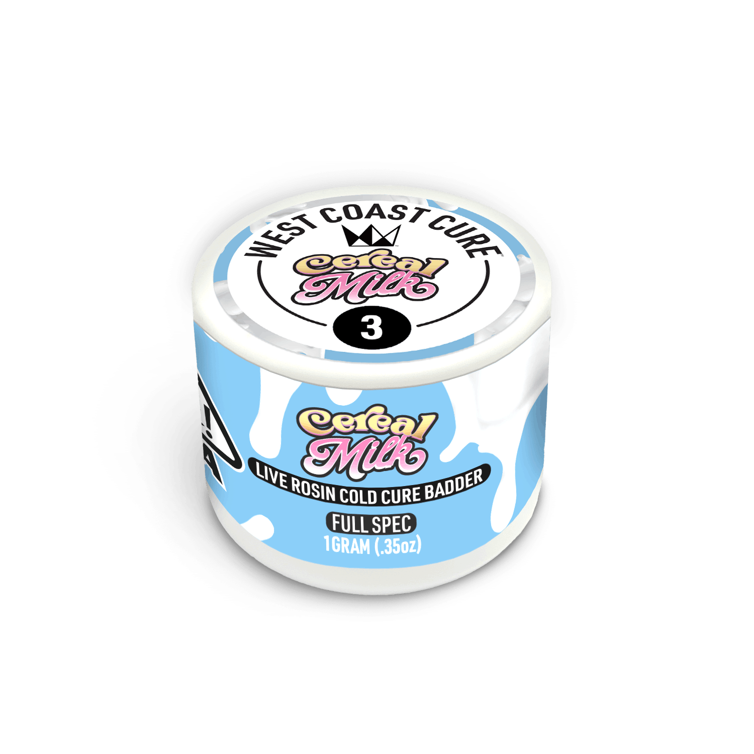 Cereal Milk | 1g T3 Live Rosin Cold Cure Badder