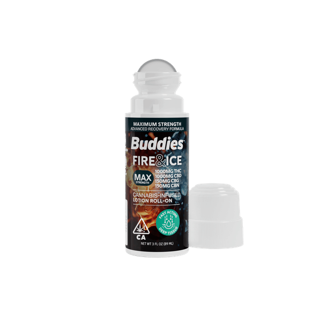Fire & Ice Topical MAX THC/CBD/CBG/CBN | ROLL ON 3OZ