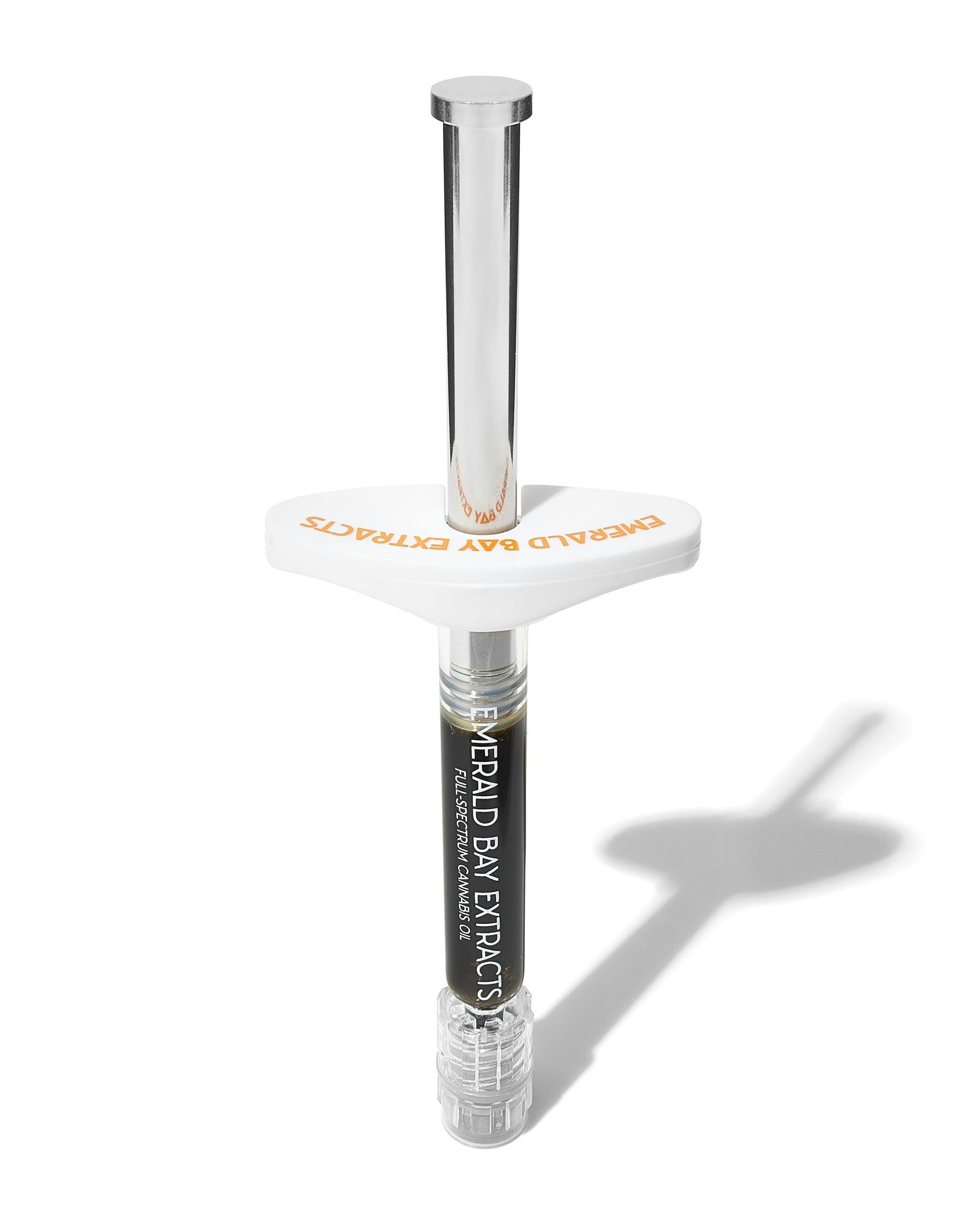 White CBG RSO 1g Syringe