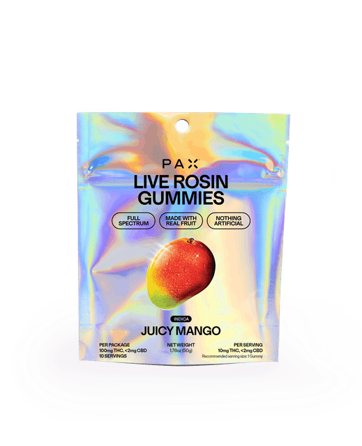 Juicy Mango | 100mg Live Rosin Gummies