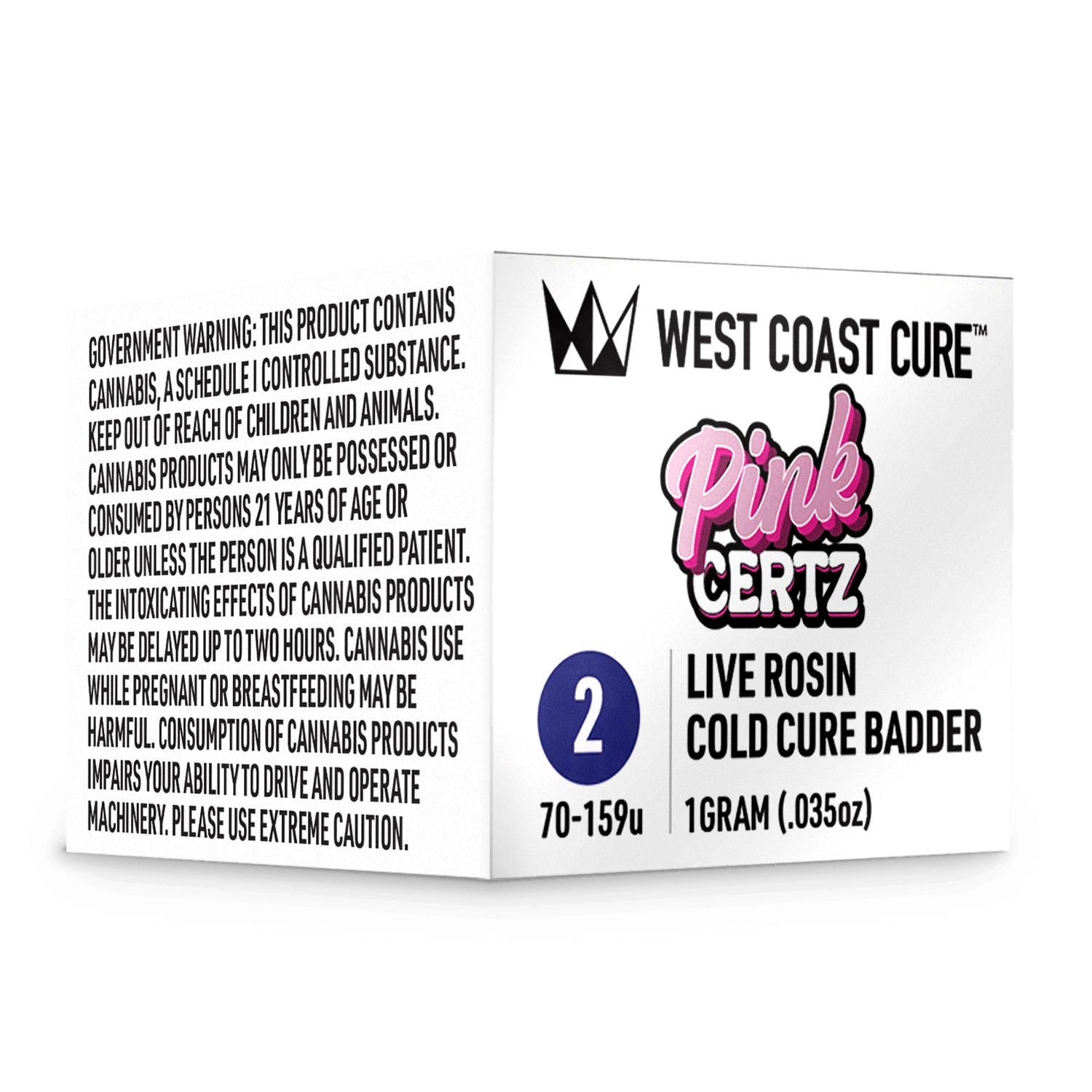 West Coast Cure — Pink Certz