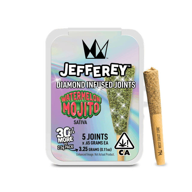 Watermelon Mojito| 3.25g | .65g x 5 Infused Preroll Pack