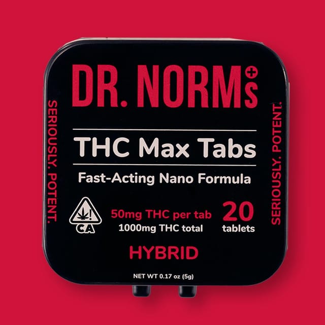 THC MAX Hybrid Tabs | 50mg x 20pk