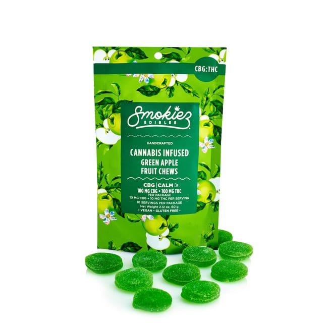 Green Apple 1:1 | 100mg Fruit Chews