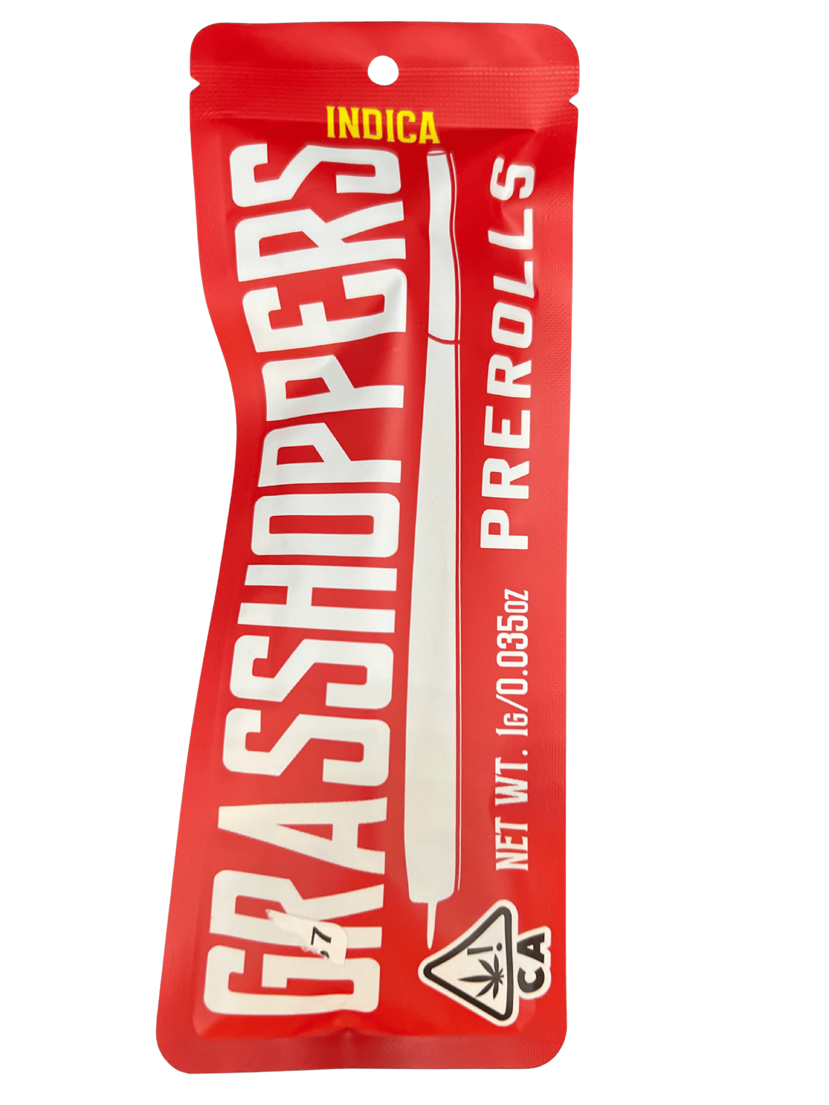 Grasshoppers: Indica - 1g Preroll