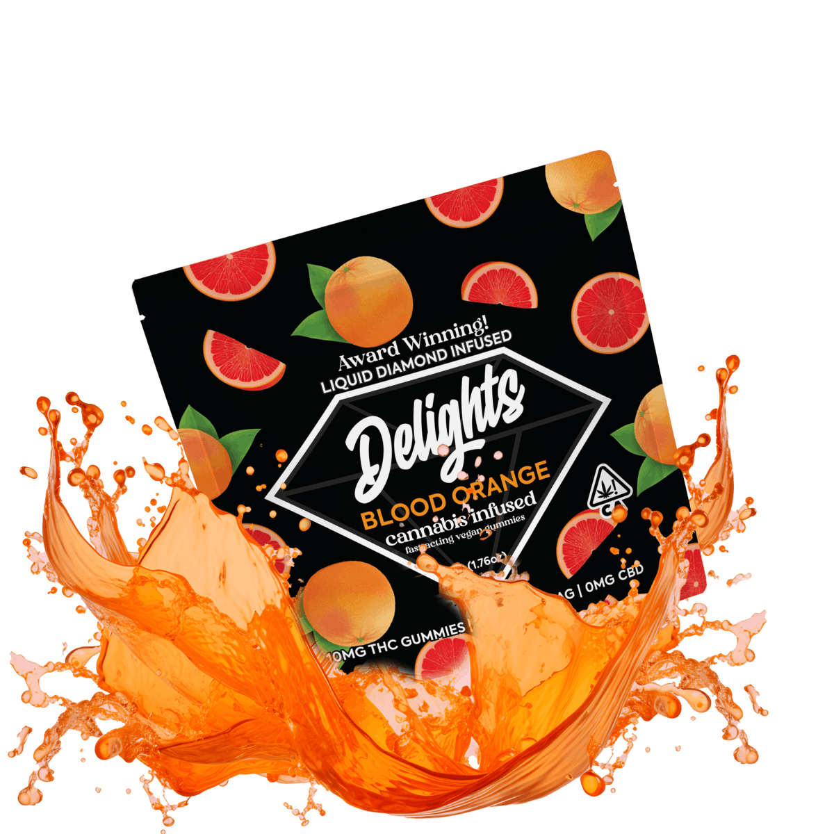 Blood Orange | 100mg Liquid Diamond Gummies