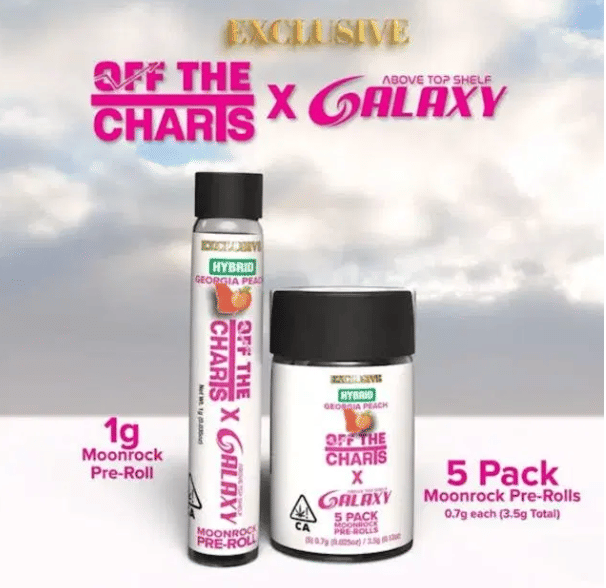Georgia Peach | GALAXYxOTC EXCLUSIVE | 1g Moonrock Preroll