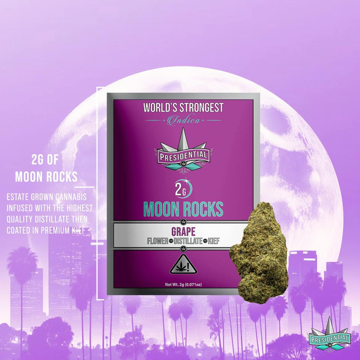 Grape 2g Moon Rocks