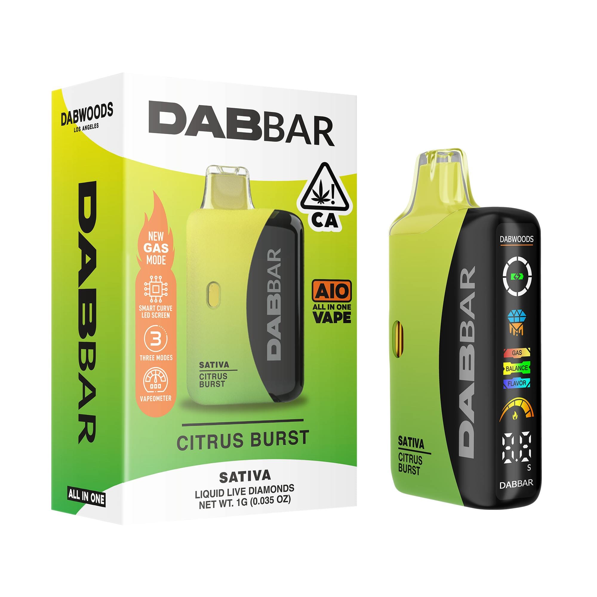 Citrus Burst 1g Liquid Diamonds Disposable