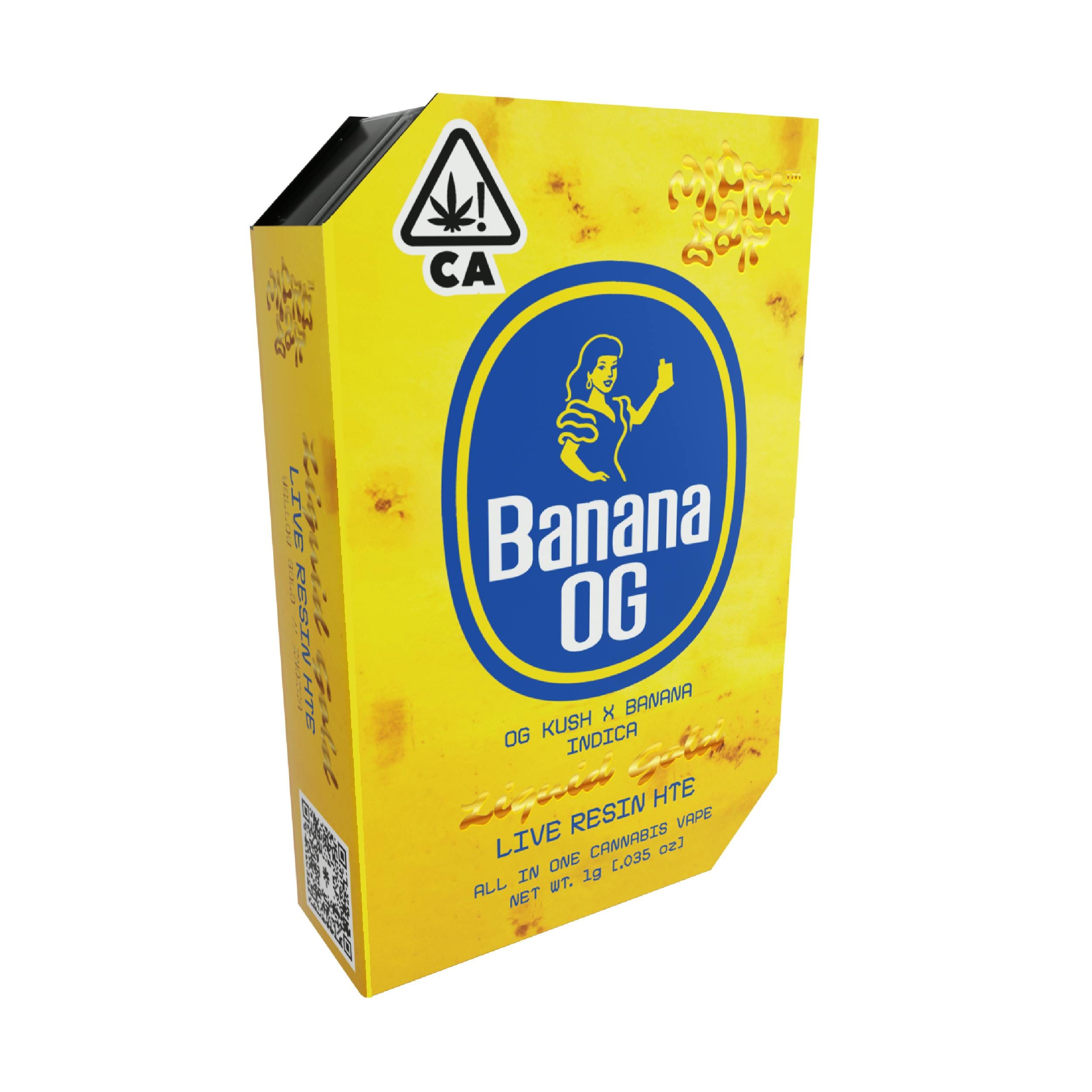 Banana OG | 1g Liquid Gold LR  AIO