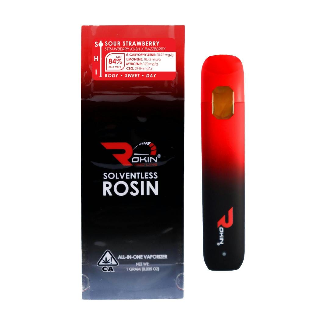Sour Strawberry | Redline | 1g Rosin AIO
