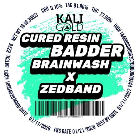 Brainwash x Zedband | 1g Cured Resin Badder