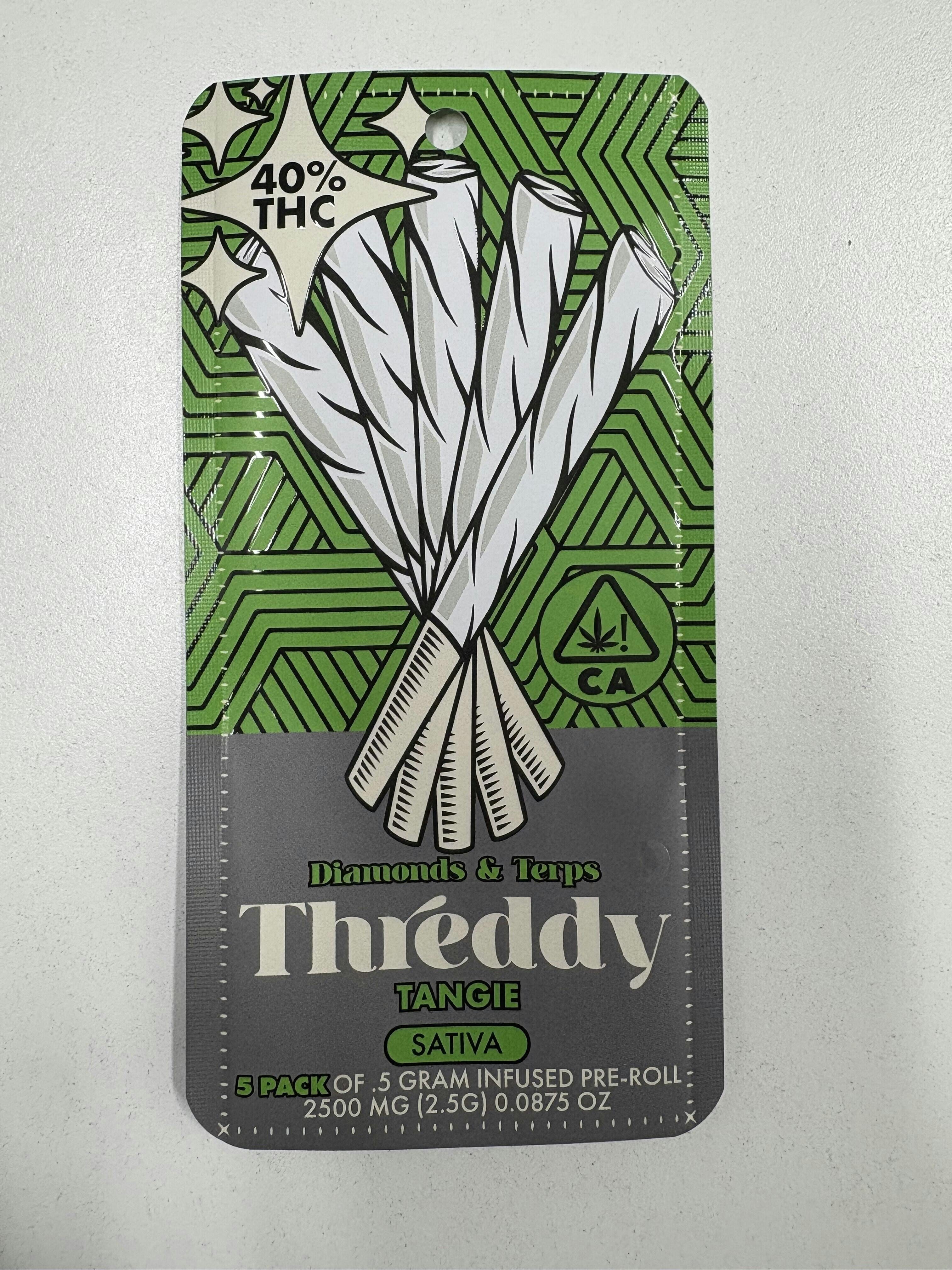 Tangie  | 2.5g | .5g x 5 Infused Preroll Pack