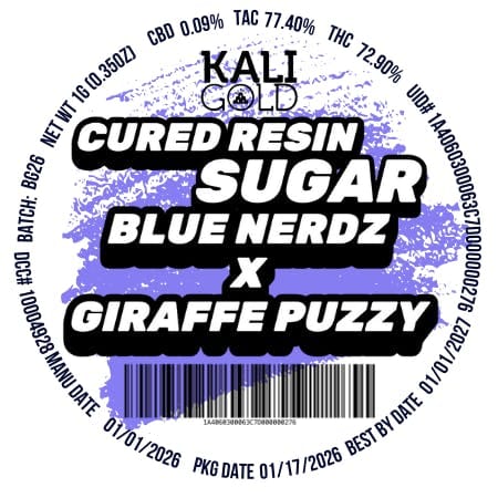 Blue Nerds x Giraffe Puzzy | 1g Concentrate