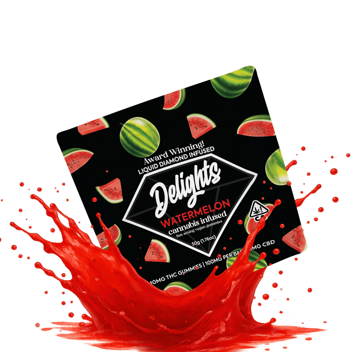 Watermelon | 100mg Liquid Diamond Gummies