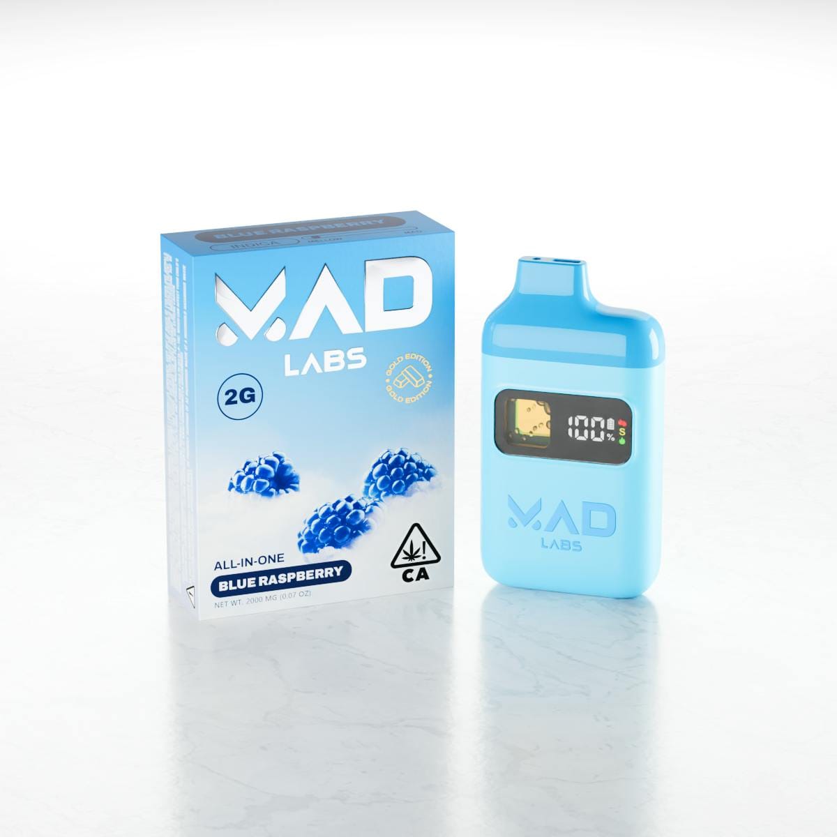 Blue Razz 2g Disposable