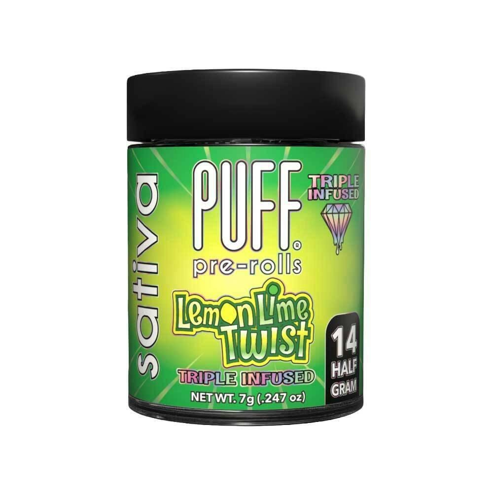 Lemon Lime Twist 7g Triple Infused 14 Preroll Pack