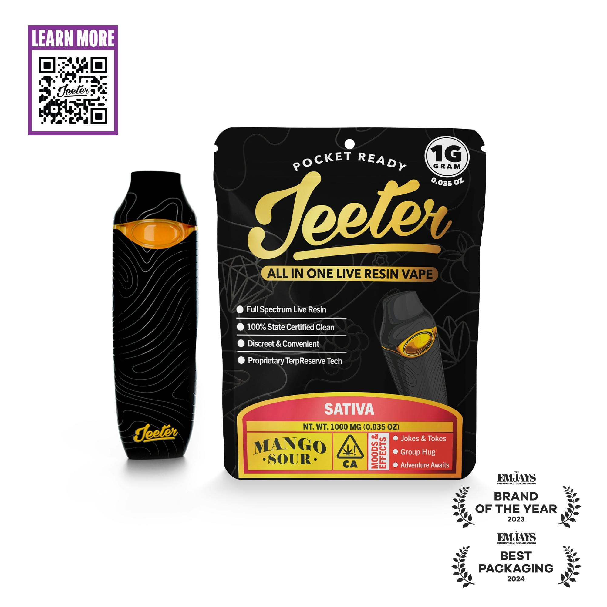 Mango Sour | 1g Live Resin All-In-One