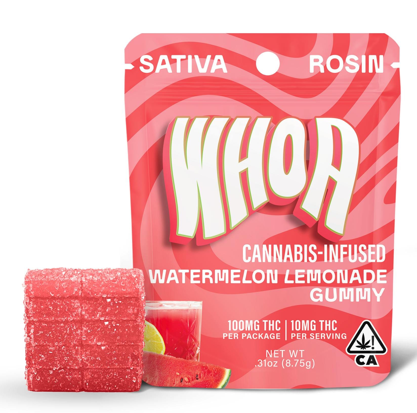 Watermelon Lemonade Single 100mg Rosin Gummy