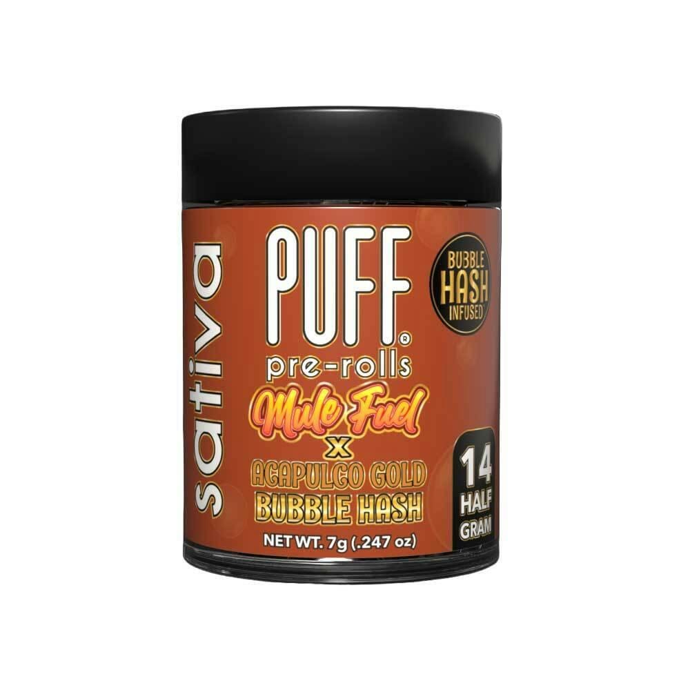 Mule Fuel x Acapulco Gold 7g Hash-Infused Preroll 14 Pack