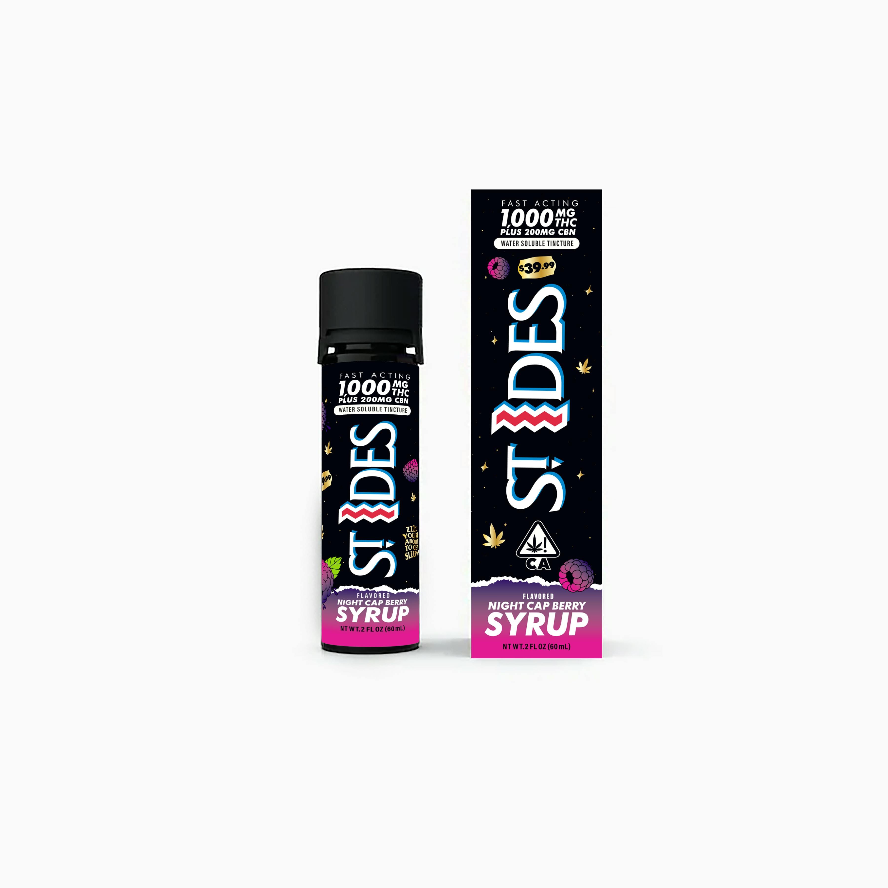 ST IDES - Night Cap Berry | 2oz Tincture 1000MG + 200MG CBN | San