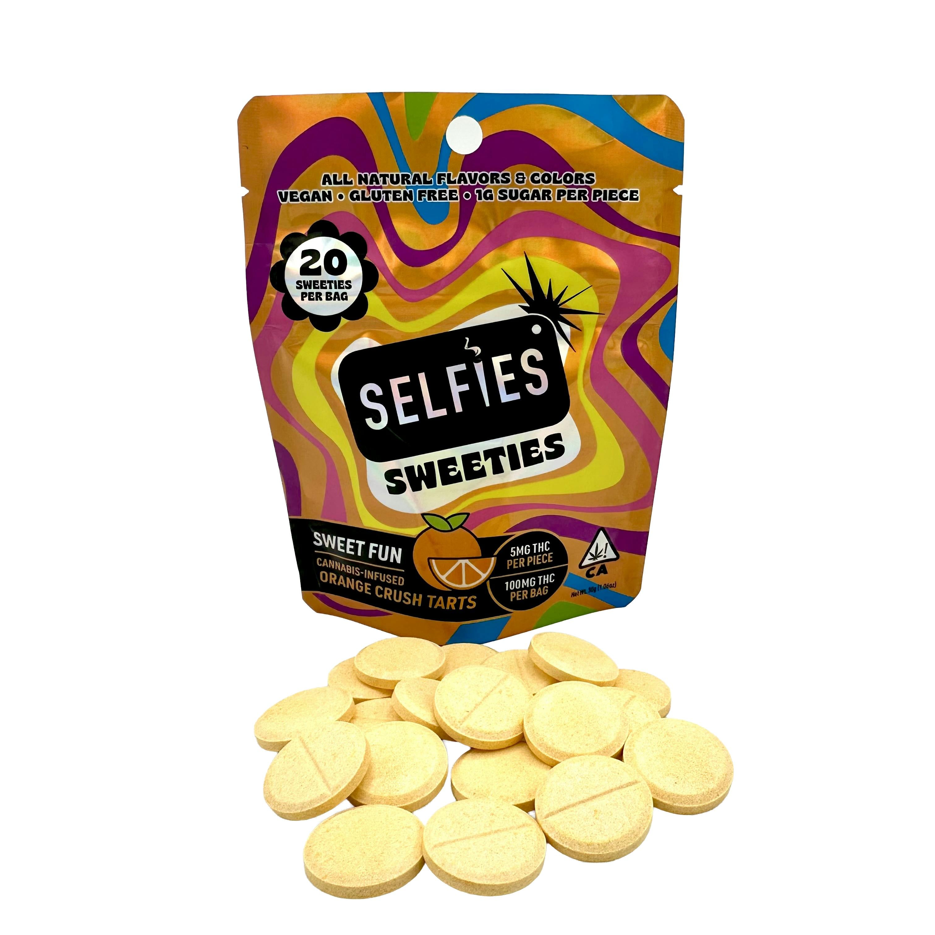 Orange Crush Sweeties 100mg 10 Pack