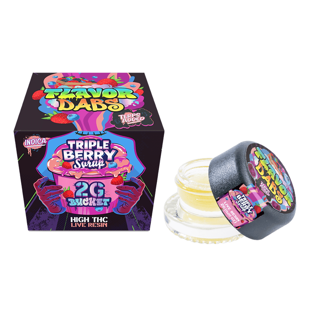 Loud+Clear: Triple Berry Syrup Flavor Dabs