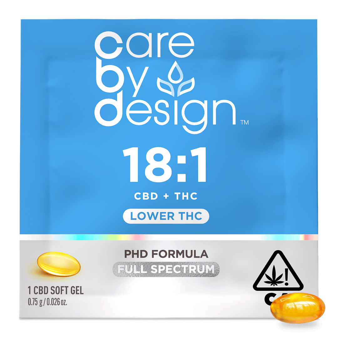 18:1 Full Spectrum CBD Soft Gels 0.6mg THC | 1ct