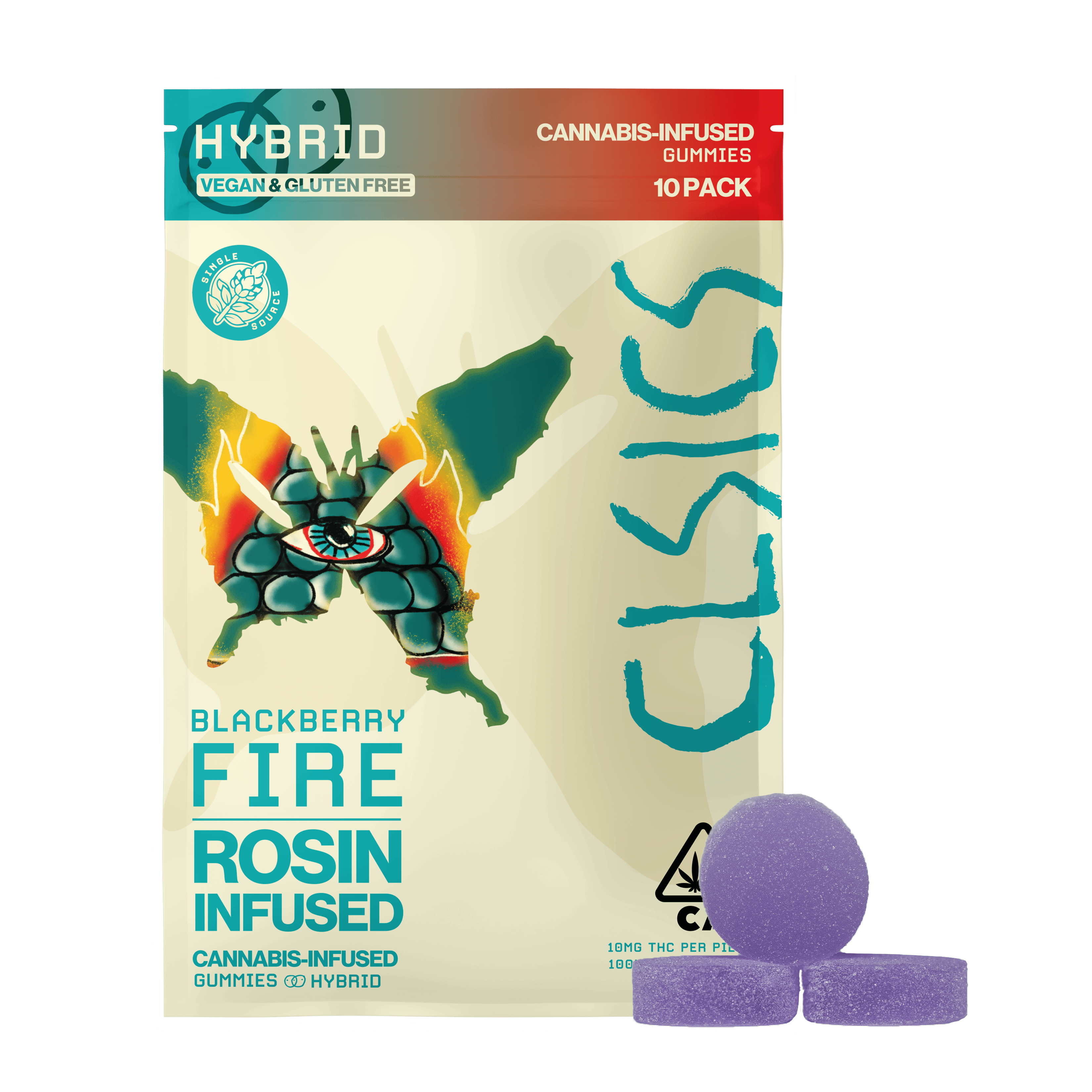 CLSICS Rosin & Rosin Infused Pre Rolls — Blackberry Fire