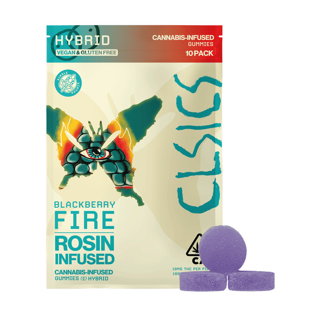 CLSICS Rosin & Rosin Infused Pre Rolls — Blackberry Fire