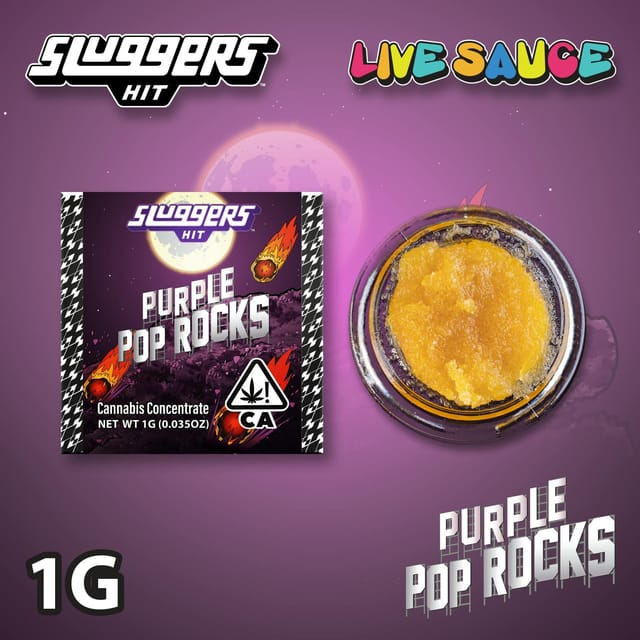 Sluggers Hit β Purple Pop Rocks