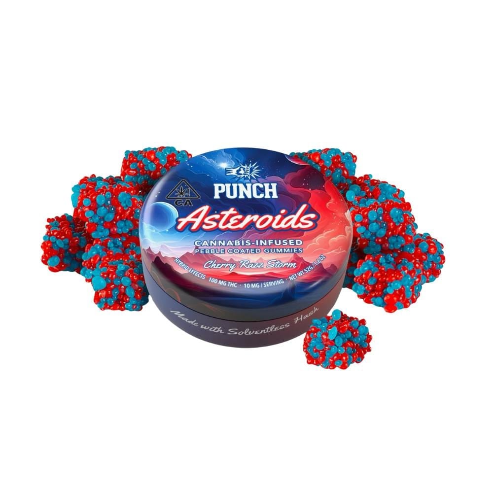 Punch Edibles & Extracts - Cherry Razz Storm | 100mg Asteroids | Palm ...