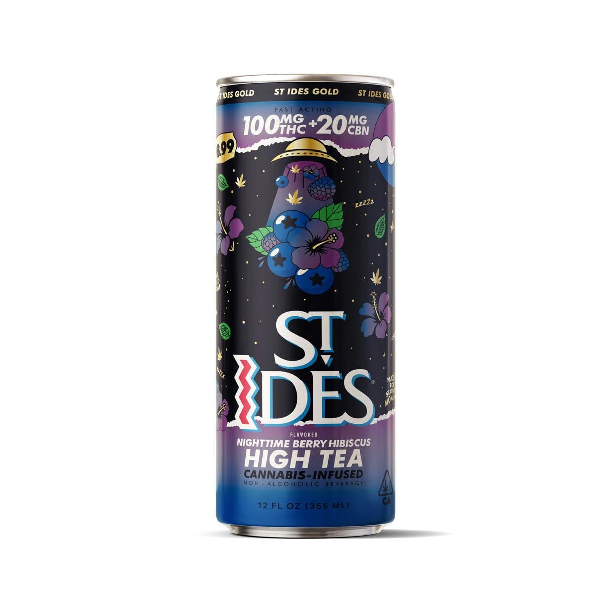 St. Ides CBN Berry Hibiscus 12 Oz. High Tea
