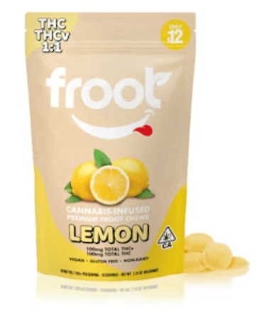 Lemon | 100mg 1:1 THC:THCV  Gummies