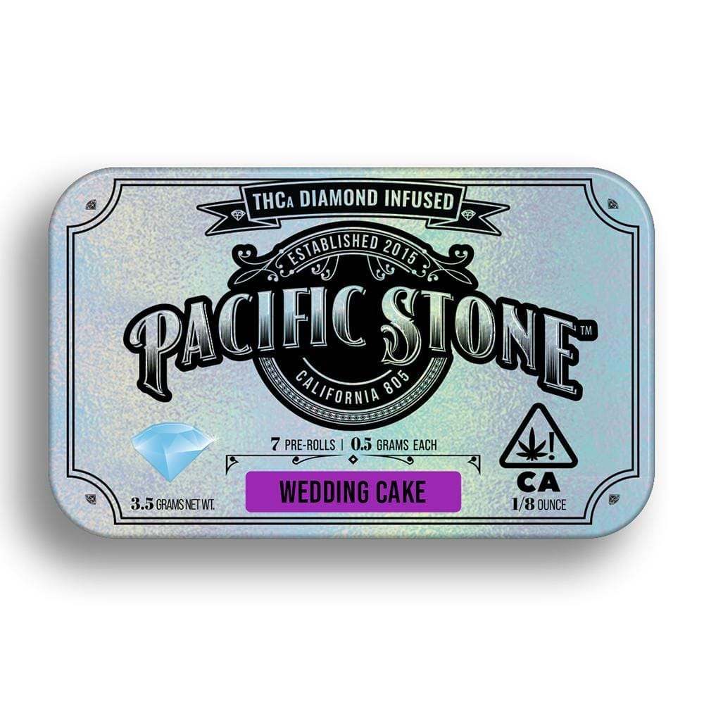 Pacific Stone - Wedding Cake | .5g x 7 Infused Pre-Roll Pack