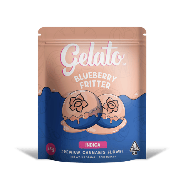 Gelato — Blueberry Fritter
