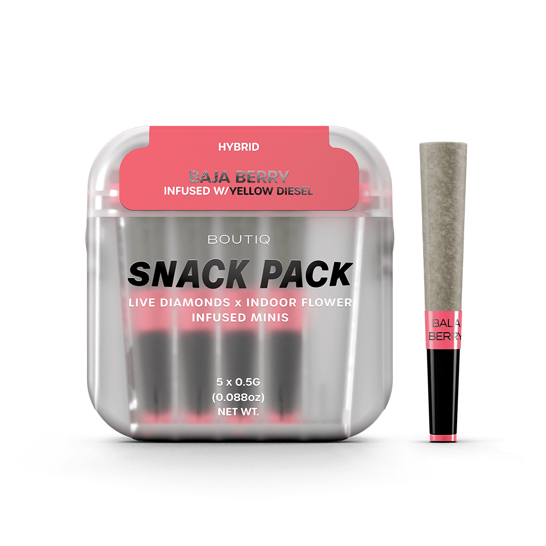 Baja Berry x Yellow Diesel Diamond-Infused 2.5g 5 Preroll Pack