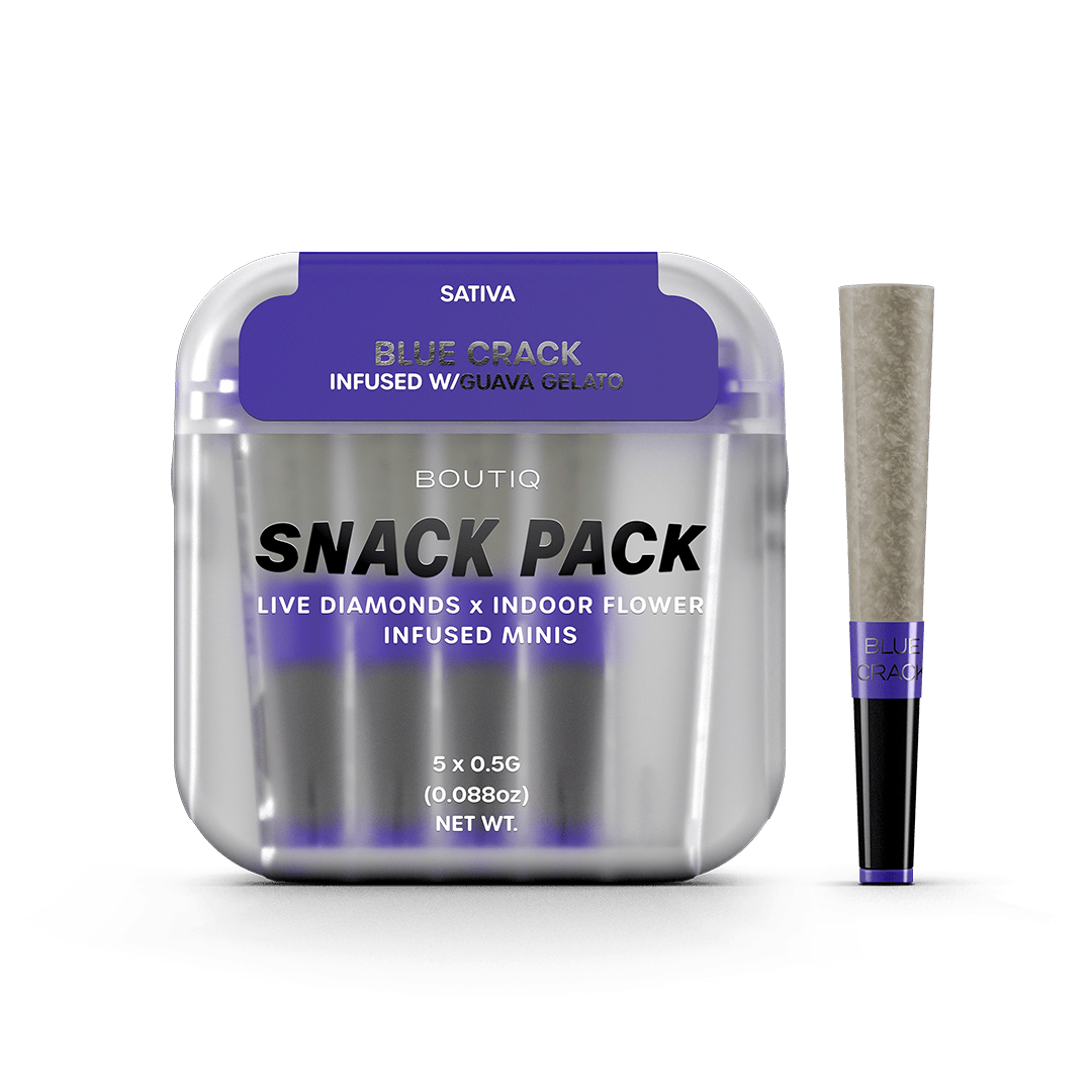 Blue Crack x Guava Diamond-Infused 2.5g 5 Preroll Pack